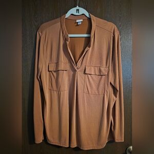 a new day rust Blouse